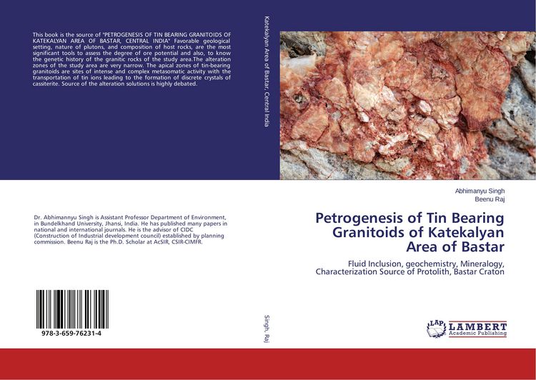 Produktbild: Petrogenesis of Tin Bearing Granitoids of Katekalyan Area of Bastar