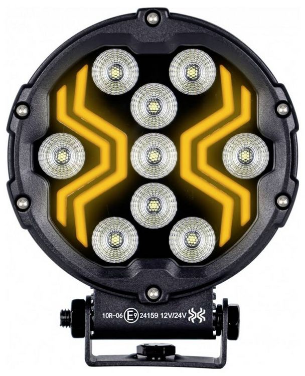 Produktbild: SecoR&uuml;t LED-Arbeitsscheinwerfer 12 V/DC, 24 V/DC L0196 (&Oslash;) 111mm 1700lm