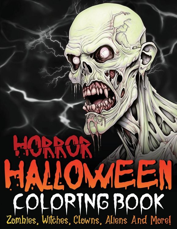 Produktbild: Horror Halloween Coloring Book