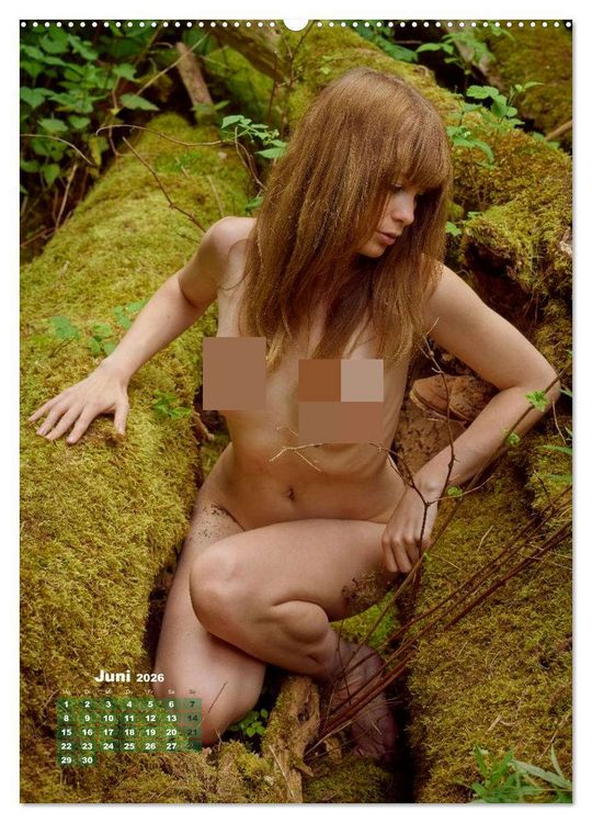 Produktbild: Nackt im Grunewald (hochwertiger Premium Wandkalender 2026 DIN A2 hoch), Kunstdruck in Hochglanz