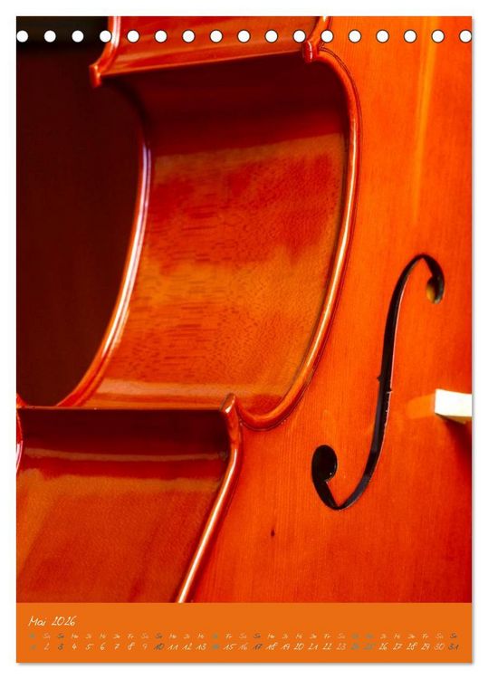 Produktbild: Geliebtes Cello (Tischkalender 2026 DIN A5 hoch), CALVENDO Monatskalender