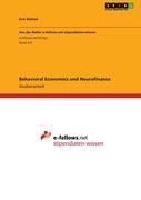 Produktbild: Behavioral Economics und Neurofinance
