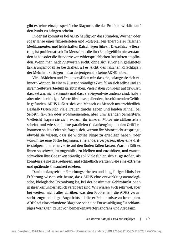 Produktbild: M&auml;dchen und Frauen mit ADHS