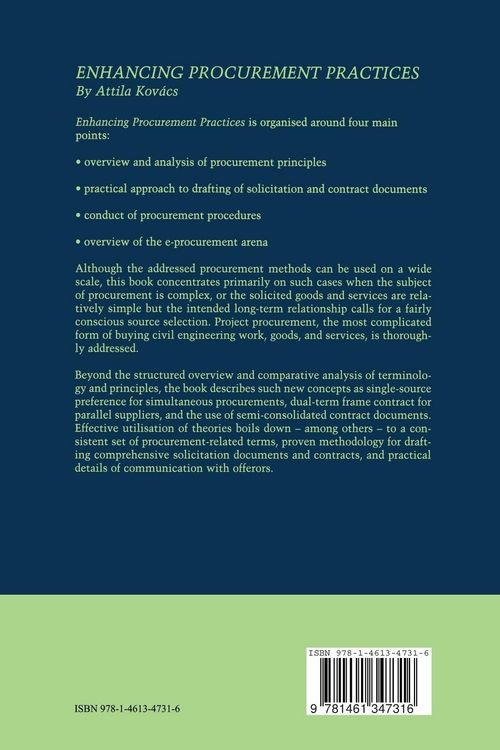 Produktbild: Enhancing Procurement Practices