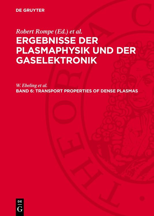 Produktbild: Transport Properties of Dense Plasmas