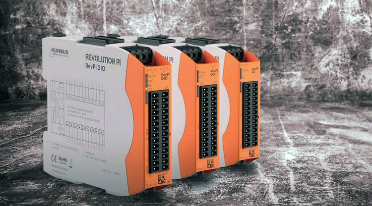 Produktbild: Kunbus Revolution Pi by RevPi DIO PR100197 SPS-Erweiterungsmodul 24V