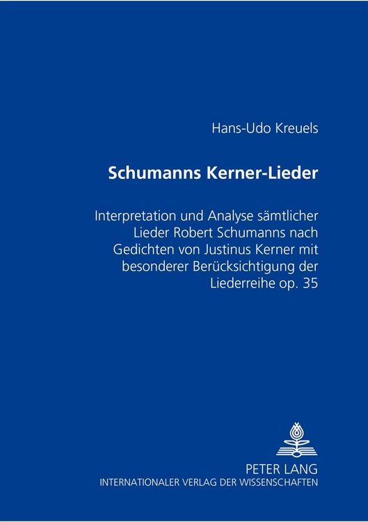Produktbild: Schumanns Kerner-Lieder