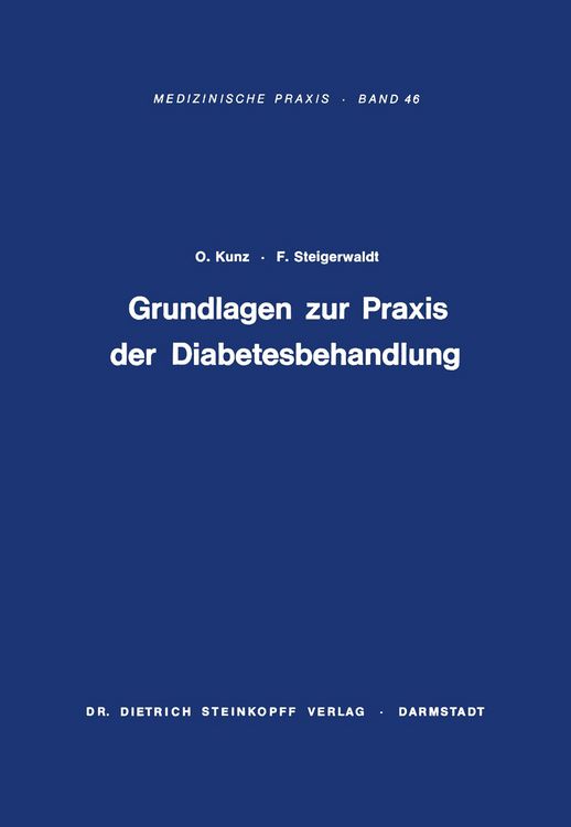 Produktbild: Grundlagen zur Praxis der Diabetesbehandlung
