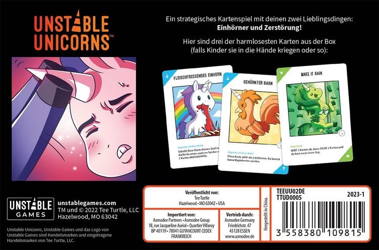 Produktbild: Unstable Unicorns NSFW
