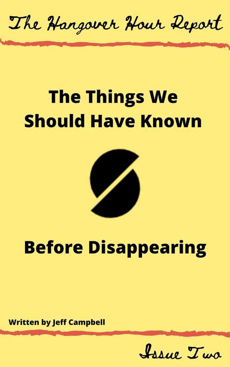 Produktbild: The Things We Should Have Known Before Disappearing (The Hangover Hour Report, #2)