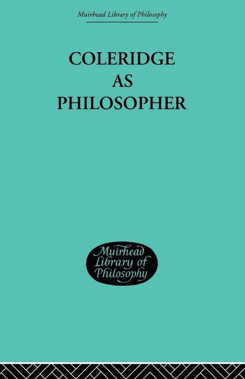 Produktbild: Coleridge as Philosopher
