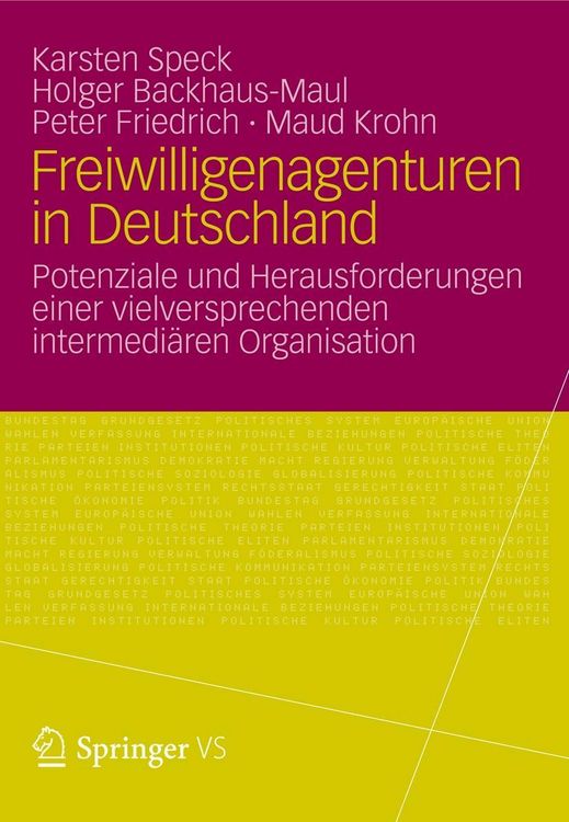 Produktbild: Freiwilligenagenturen in Deutschland