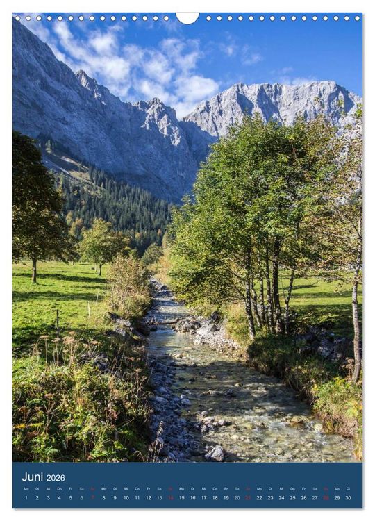 Produktbild: Karwendel - Hinterriss-Eng (Wandkalender 2026 DIN A3 hoch), CALVENDO Monatskalender