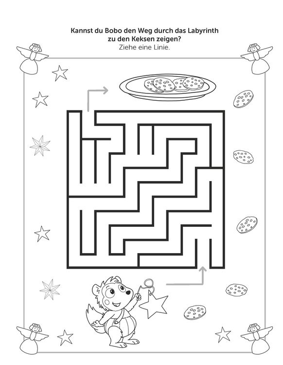 Produktbild: Bobo Siebenschl&auml;fer R&auml;tsel-Mal-Spa&szlig; Weihnachten. F&uuml;r Kinder ab 3 Jahren