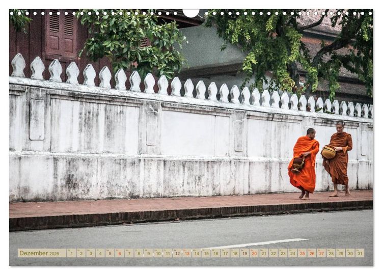 Produktbild: Laos - eine Bildreise (Wandkalender 2026 DIN A3 quer), CALVENDO Monatskalender