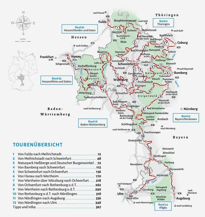 Produktbild: Entdeckertouren mit dem Wohnmobil Bayern Nordwesten