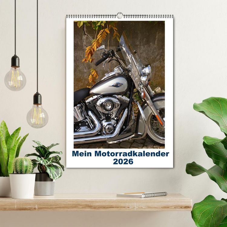 Produktbild: Mein Motorradkalender (Wandkalender 2026 DIN A2 hoch), CALVENDO Monatskalender