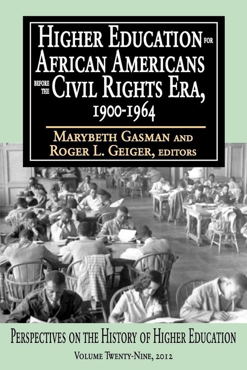 Produktbild: Higher Education for African Americans Before the Civil Rights Era, 1900-1964
