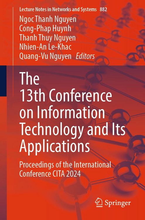 Produktbild: The 13th Conference on Information Technology and Its Applications