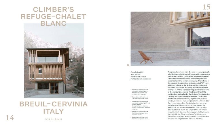 Produktbild: All about CHALETS