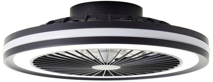 Produktbild: Brilliant G99280/06 Palmero LED-Deckenleuchte mit Ventilator LED-Modul 40W Schwarz