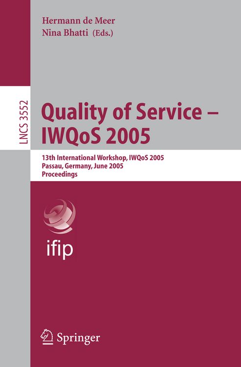 Produktbild: Quality of Service &ndash; IWQoS 2005