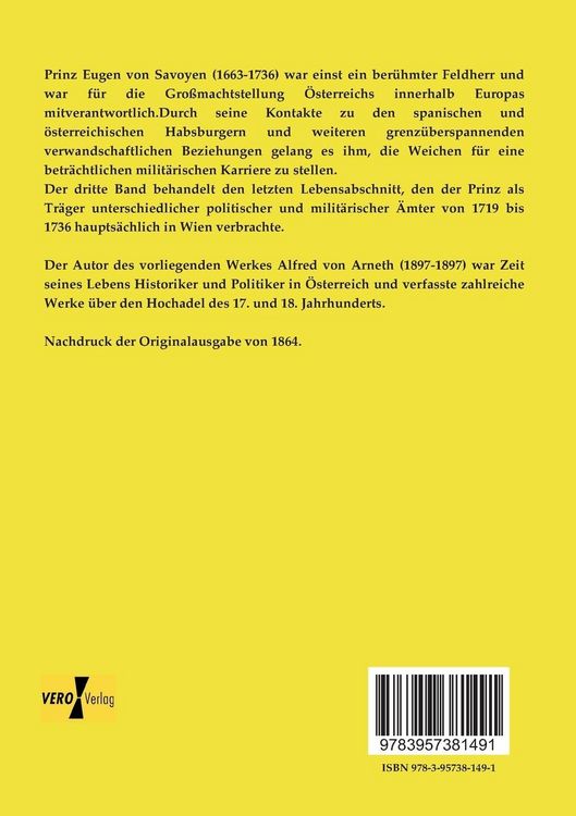 Produktbild: Prinz Eugen von Savoyen