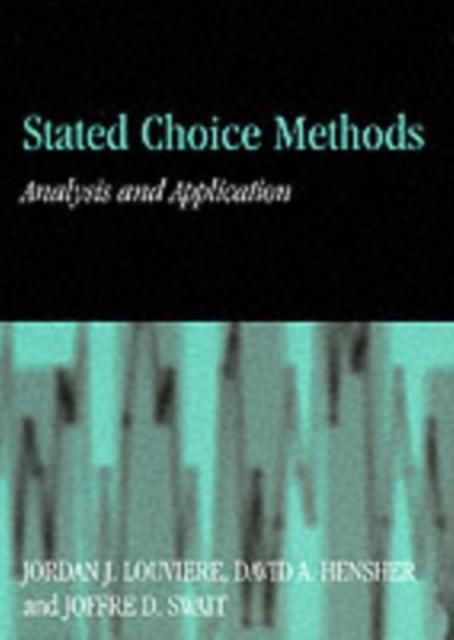 Produktbild: Stated Choice Methods