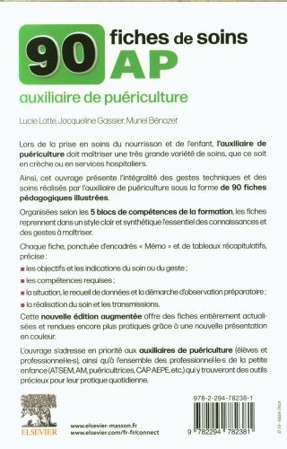 Produktbild: 90 fiches de soins pour l'auxiliaire de pu&eacute;riculture