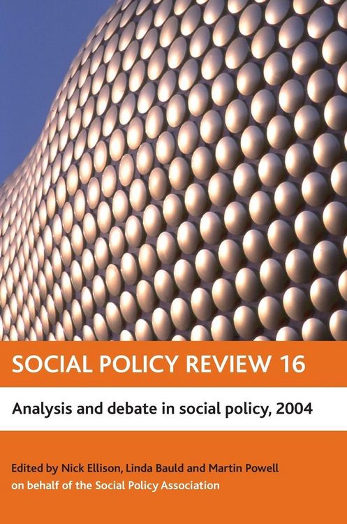 Produktbild: Social Policy Review 16