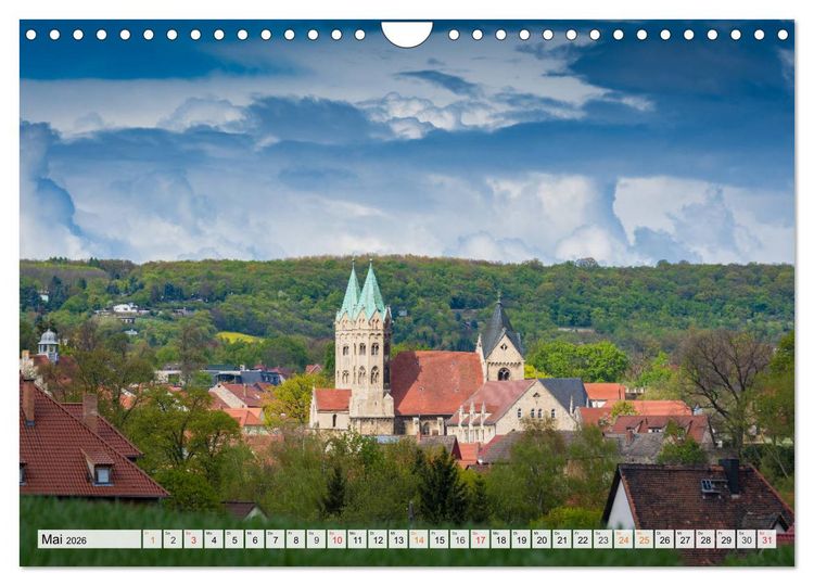 Produktbild: Willkommen im Burgenlandkreis (Wandkalender 2026 DIN A4 quer), CALVENDO Monatskalender