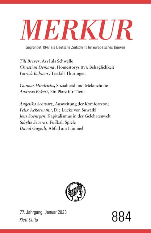 Produktbild: MERKUR Gegr&uuml;ndet 1947 als Deutsche Zeitschrift f&uuml;r europ&auml;isches Denken - 1/2023