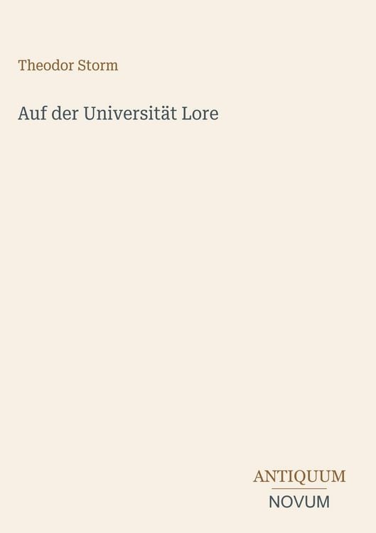 Produktbild: Auf der Universit&auml;t Lore
