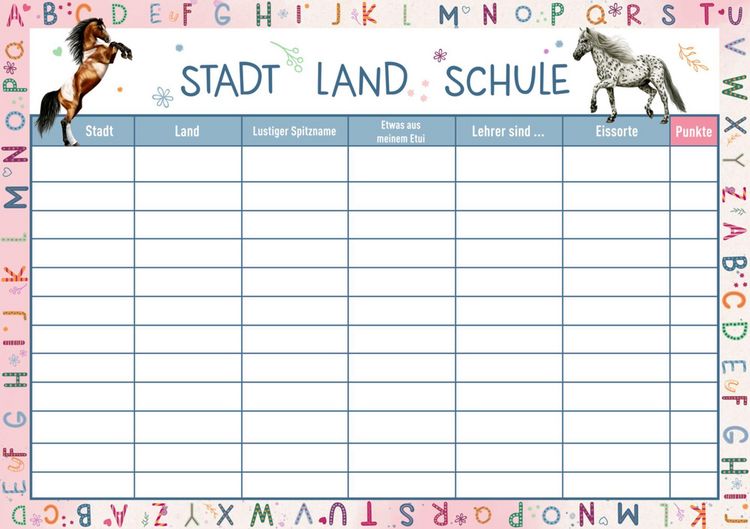 Produktbild: Meine superschlaue Pferde Schulstart-Box