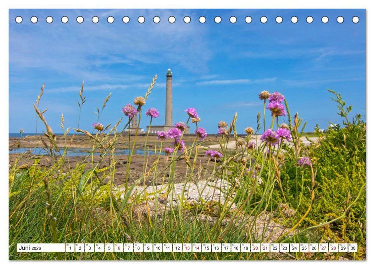 Produktbild: Cotentin &ndash; unser St&uuml;ck vom Paradies (Tischkalender 2026 DIN A5 quer), CALVENDO Monatskalender