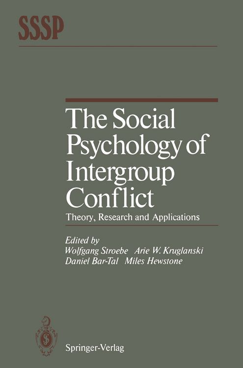Produktbild: The Social Psychology of Intergroup Conflict
