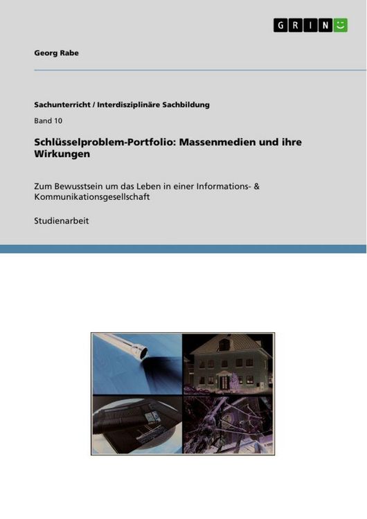 Produktbild: Schl&uuml;sselproblem-Portfolio: Massenmedien und ihre Wirkungen