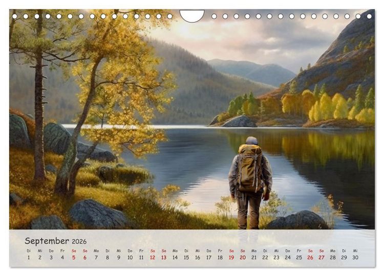 Produktbild: Die Stille des Nordens (Wandkalender 2026 DIN A4 quer), CALVENDO Monatskalender