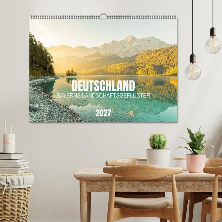 Produktbild: Deutschland - Bayerns Landschafts-Gefl&uuml;ster (Wandkalender 2027 DIN A2 quer), CALVENDO Monatskalender