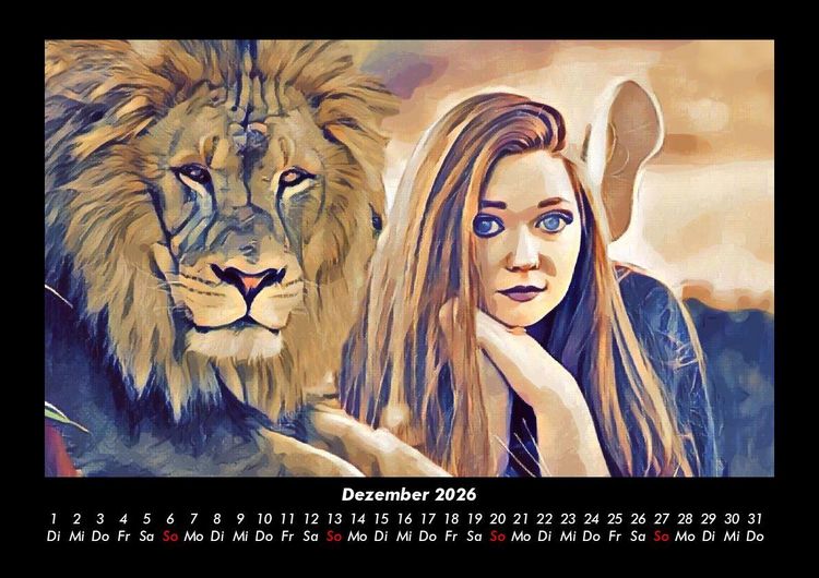 Produktbild: Kunstkalender 2026 Fotokalender DIN A3