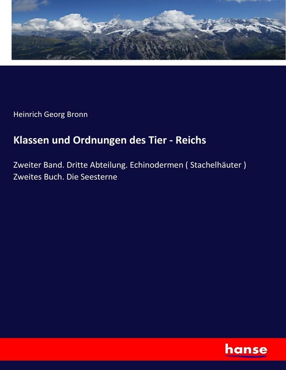 Produktbild: Klassen und Ordnungen des Tier - Reichs