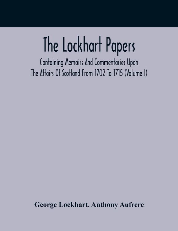 Produktbild: The Lockhart Papers