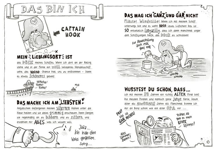 Produktbild: Ich, Captain Hook, und die verfluchte Schatzinsel – Wilde Piraten erzählen