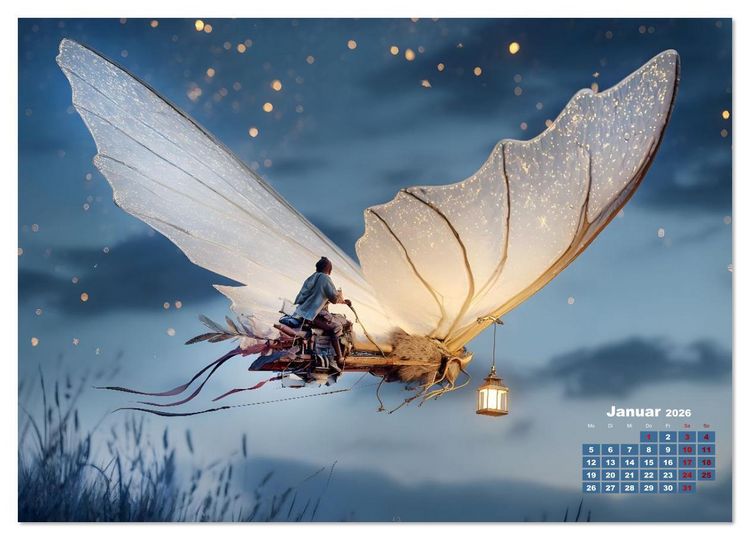 Produktbild: Aerospira (Wandkalender 2026 DIN A2 quer), CALVENDO Monatskalender