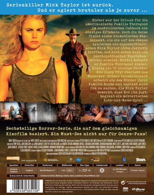 Produktbild: Wolf Creek - Staffel 1 [2 BRs]