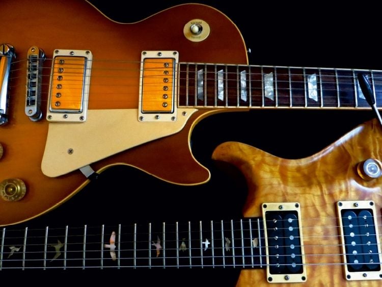 Produktbild: CALVENDO Puzzle Traumhafte Gitarren | 1000 Teile Lege-Gr&ouml;&szlig;e 64x48cm Foto-Puzzle f&uuml;r gl&uuml;ckliche Stunden