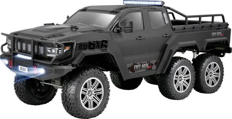 Produktbild: Reely FreeMen 2.0 6x6 Brushed 1:10 RC Modellauto Elektro Crawler Allradantrieb (6WD) 100% Premium RtR 2,4GHz inkl. Akku