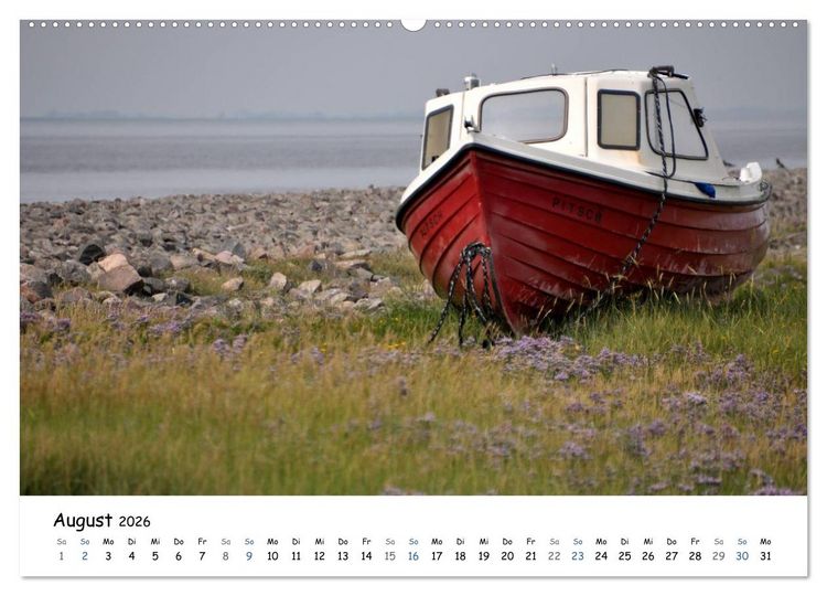 Produktbild: F&ouml;hr und Halligwelt 2026 (hochwertiger Premium Wandkalender 2026 DIN A2 quer), Kunstdruck in Hochglanz
