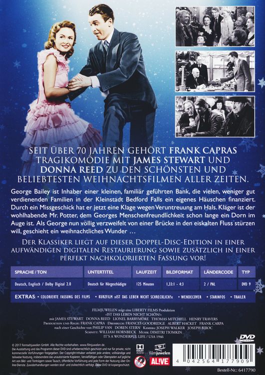 Produktbild: Ist das Leben nicht sch&ouml;n? - Filmjuwelen [SE] [2 DVDs]