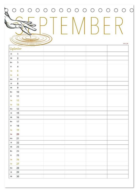 Produktbild: Fantastica Familienkalender miomanda (Tischkalender 2026 DIN A5 hoch), CALVENDO Monatskalender